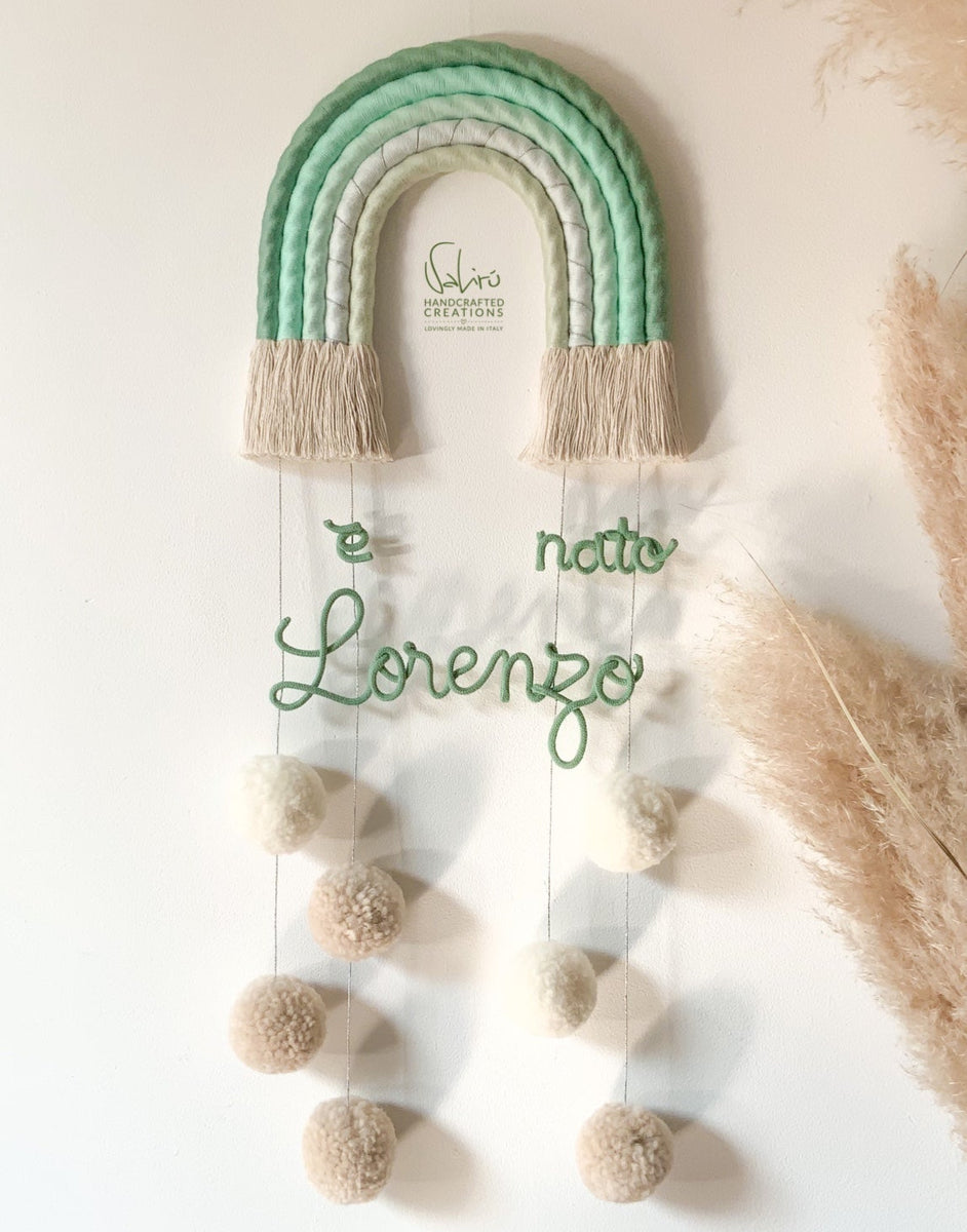 Fiocco Nascita  Arco Lorenzo – VALIRU_handcrafted creations