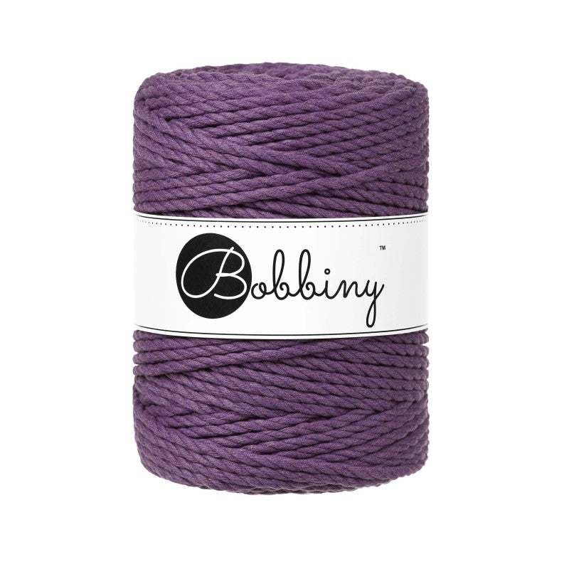 bobbiny violet rope ritorta 3ply cord mcrame italia valiru rivenditore fornitore 