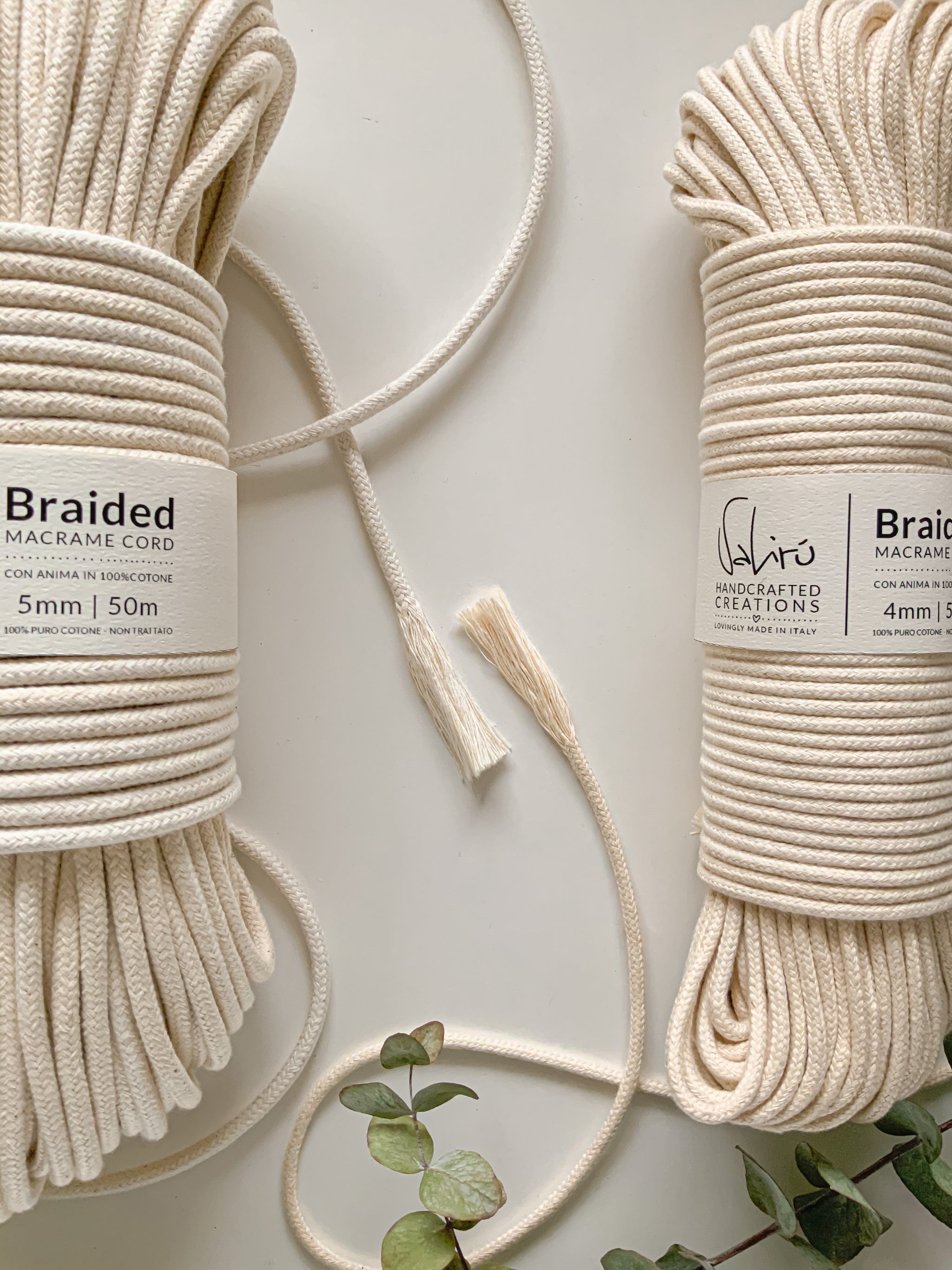 GORGECRAFT 50x2mm Corda di Cotone Morbida Coulisse