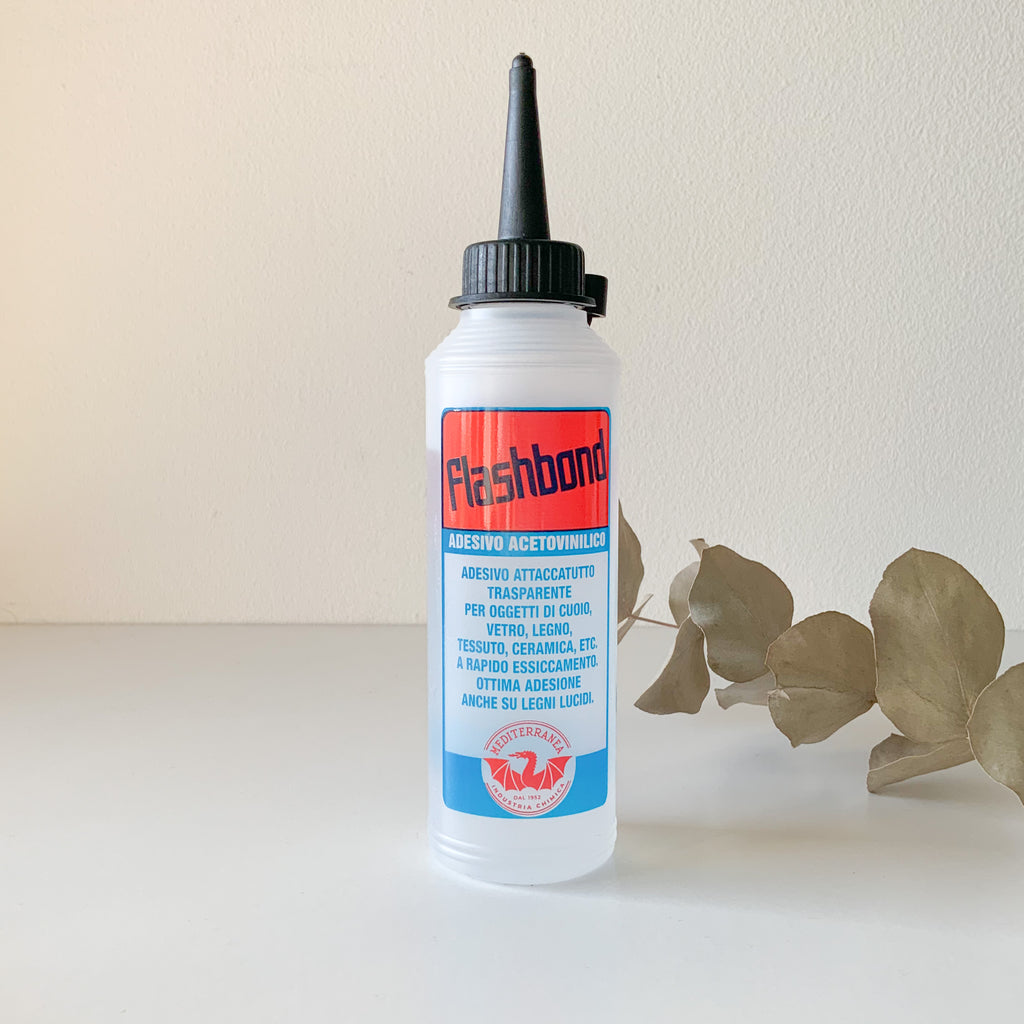 colla acetovinilica flashbond flash bond trasparente rapida tessuto legno ceramica vetro 125ml